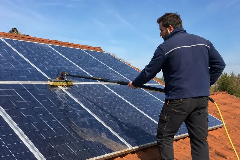 Nettoyage et entretien de panneaux solaires à Scionzier